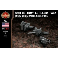 WWII US Army Artillery Pack - Micro Brick Battle