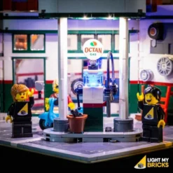 Light My Bricks - Verlichtingsset Geschikt Voor LEGO Corner Garage 10264 -Building Blocks Store corner garage 4