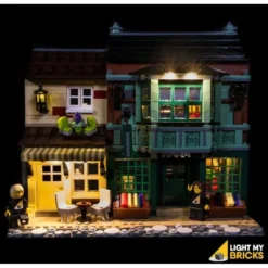 Light My Bricks - Verlichtingsset Geschikt Voor LEGO Diagon Alley 75978 -Building Blocks Store diagon alley 6