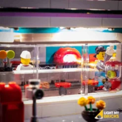 Light My Bricks - Verlichtingsset Geschikt Voor LEGO Downtown Diner 10260 -Building Blocks Store downtown diner 4