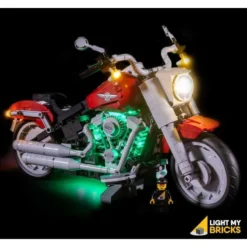 Light My Bricks - Verlichtingsset Geschikt Voor LEGO Harley Davidson Fatboy 10269 -Building Blocks Store fatboy 2