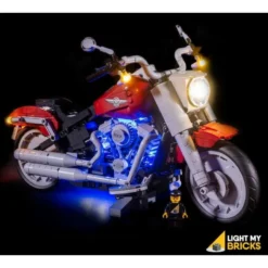Light My Bricks - Verlichtingsset Geschikt Voor LEGO Harley Davidson Fatboy 10269 -Building Blocks Store fatboy 3