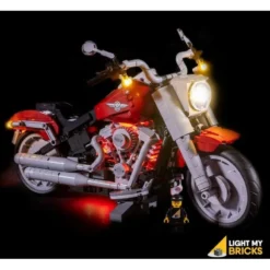 Light My Bricks - Verlichtingsset Geschikt Voor LEGO Harley Davidson Fatboy 10269 -Building Blocks Store fatboy 4