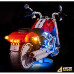 Light My Bricks - Verlichtingsset Geschikt Voor LEGO Harley Davidson Fatboy 10269 -Building Blocks Store fatboy 6