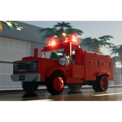 Rescue Squad - L.A. County Paramedic Truck -Building Blocks Store fire truck 2