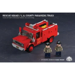 Rescue Squad - L.A. County Paramedic Truck -Building Blocks Store fire truck 3