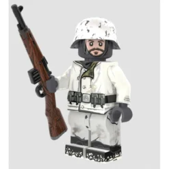 Battle Of The Bulge German Infantry With Winter Smock