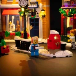 Light My Bricks - Verlichtingsset Geschikt Voor LEGO Kerst Dorpsstraat 10308 -Building Blocks Store holiday main street 17
