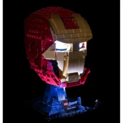 Light My Bricks - Verlichtingsset Geschikt Voor LEGO Iron Man Helmet 76165 -Building Blocks Store iron man 2
