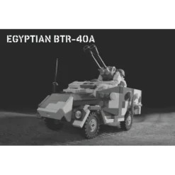 Egyptian BTR-40A – Armored Personnel Carrier -Building Blocks Store israeli m50 isherman 6