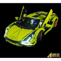 Light My Bricks - Verlichtingsset Geschikt Voor LEGO Lamborghini Sian FKP 37 42115 -Building Blocks Store lamborghini sian 8