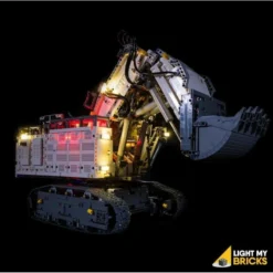 Light My Bricks - Verlichtingsset Geschikt Voor LEGO Liebherr R 9800 42100 -Building Blocks Store liebherr r 9800 4