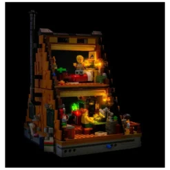 Light My Bricks - Verlichtingsset Geschikt Voor LEGO A-Frame Cabin 21338 -Building Blocks Store light my bricks verlichtingsset geschikt voor lego a frame cabin 21338 5
