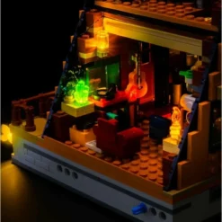 Light My Bricks - Verlichtingsset Geschikt Voor LEGO A-Frame Cabin 21338 -Building Blocks Store light my bricks verlichtingsset geschikt voor lego a frame cabin 21338 7