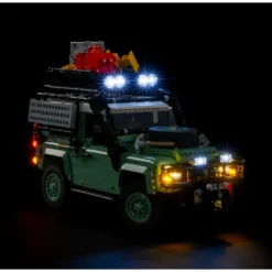Light My Bricks - Verlichtingsset Geschikt Voor LEGO Land Rover Classic Defender 90 10317 -Building Blocks Store light my bricks verlichtingsset geschikt voor lego land rover classic defender 90 10317 3