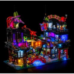 Light My Bricks - Verlichtingsset Geschikt Voor LEGO Ninjago City Markets 71799 -Building Blocks Store light my bricks verlichtingsset geschikt voor lego ninjago city markets 71799 3