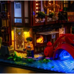 Light My Bricks - Verlichtingsset Geschikt Voor LEGO Ninjago City Markets 71799 -Building Blocks Store light my bricks verlichtingsset geschikt voor lego ninjago city markets 71799 9