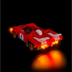 Light My Bricks - Verlichtingsset Geschikt Voor LEGO Speed Champions - 1970 Ferrari 512 M 76906 -Building Blocks Store light my bricks verlichtingsset geschikt voor lego speed champions 1970 ferrari 512 m 16906 8