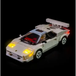Light My Bricks - Verlichtingsset Geschikt Voor LEGO Speed Champions Lamborghini Countach 76908 -Building Blocks Store light my bricks verlichtingsset geschikt voor lego speed champions lamborghini countach 76908 4
