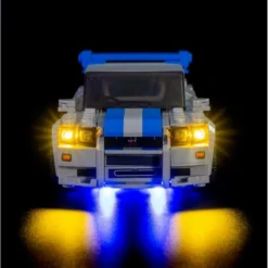 Light My Bricks - Verlichtingsset Geschikt Voor LEGO Speed Champions Nissan Skyline GT-R 76917 -Building Blocks Store light my bricks verlichtingsset geschikt voor lego speed champions nissan skyline gt r 76917 4