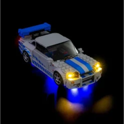 Light My Bricks - Verlichtingsset Geschikt Voor LEGO Speed Champions Nissan Skyline GT-R 76917 -Building Blocks Store light my bricks verlichtingsset geschikt voor lego speed champions nissan skyline gt r 76917 5