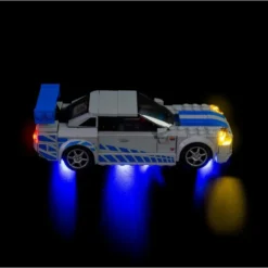 Light My Bricks - Verlichtingsset Geschikt Voor LEGO Speed Champions Nissan Skyline GT-R 76917 -Building Blocks Store light my bricks verlichtingsset geschikt voor lego speed champions nissan skyline gt r 76917 6