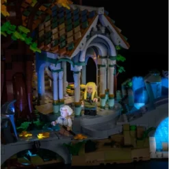 Light My Bricks - Verlichtingsset Geschikt Voor LEGO The Lord Of The Rings Rivendell 10316 -Building Blocks Store light my bricks verlichtingsset geschikt voor lego the lord of the rings rivendell 10316 9