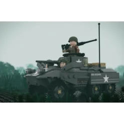 M8 Greyhound – WWII US Light Armored Car -Building Blocks Store m8 greyhound 3