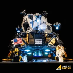 Light My Bricks - Verlichtingsset Geschikt Voor LEGO NASA Apollo 11 Lunar Lander 10266 -Building Blocks Store nasa apollo 11 lunar lander 2