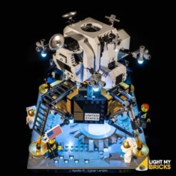 Light My Bricks - Verlichtingsset Geschikt Voor LEGO NASA Apollo 11 Lunar Lander 10266 -Building Blocks Store nasa apollo 11 lunar lander 3