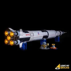 Light My Bricks - Verlichtingsset Geschikt Voor LEGO NASA Apollo Saturn V 21309 - Alleen Bodemjets -Building Blocks Store nasa apollo saturn v 2