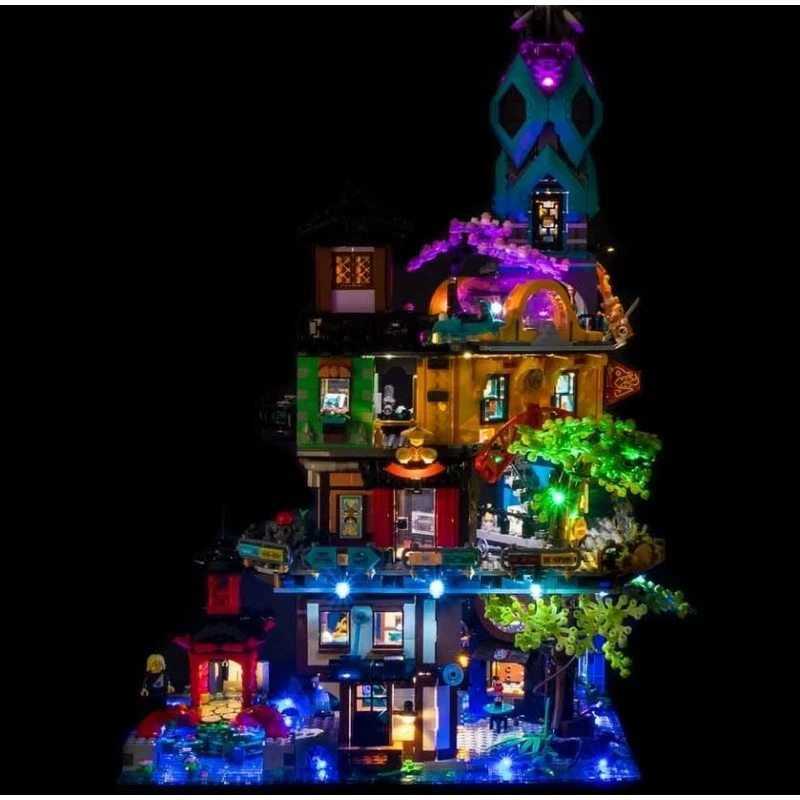 Light My Bricks - Verlichtingsset Geschikt Voor LEGO Ninjago City Gardens 71741 3 Light My Bricks - Verlichtingsset Geschikt Voor LEGO Ninjago City Gardens 71741 - Image 3