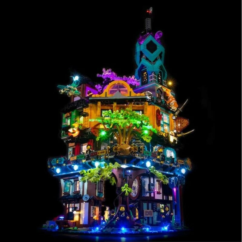 Light My Bricks - Verlichtingsset Geschikt Voor LEGO Ninjago City Gardens 71741 1 Light My Bricks - Verlichtingsset Geschikt Voor LEGO Ninjago City Gardens 71741