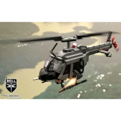 Bell® OH-58(A) Kiowa™ - Light Scout Helicopter -Building Blocks Store oh 58 kiowa 4