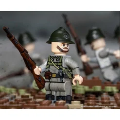 WWI Russian Infantry -Building Blocks Store ottoman 3
