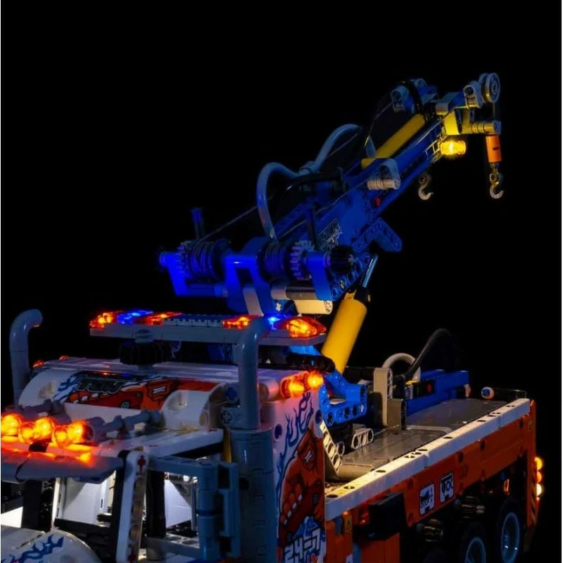 Light My Bricks - Verlichtingsset Geschikt Voor LEGO Robuuste Sleepwagen - 42128 6 Light My Bricks - Verlichtingsset Geschikt Voor LEGO Robuuste Sleepwagen - 42128 - Image 6