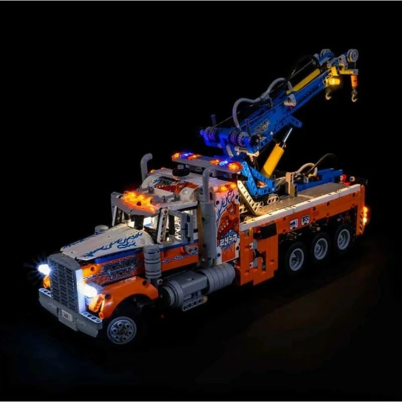 Light My Bricks - Verlichtingsset Geschikt Voor LEGO Robuuste Sleepwagen - 42128 1 Light My Bricks - Verlichtingsset Geschikt Voor LEGO Robuuste Sleepwagen - 42128