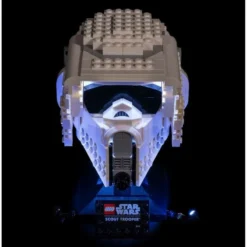 Light My Bricks - Verlichtingsset Geschikt Voor LEGO Scout Trooper Helmet 75305 -Building Blocks Store scout trooper helmet 2