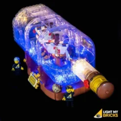 Light My Bricks - Verlichtingsset Geschikt Voor LEGO Ship In A Bottle 21313 -Building Blocks Store ship in a bottle 2