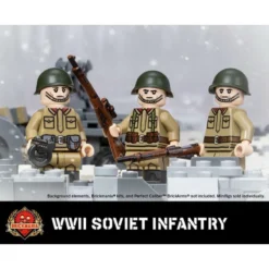 WWII Soviet Infantry - PPSh Pouches -Building Blocks Store soviet infantry 7