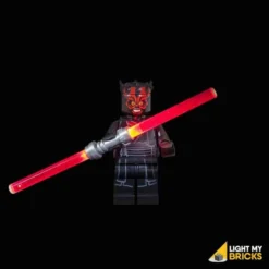 Light My Bricks - Verlichtingsset Geschikt Voor LED LEGO Star Wars Lichtzwaard - Darth Maul