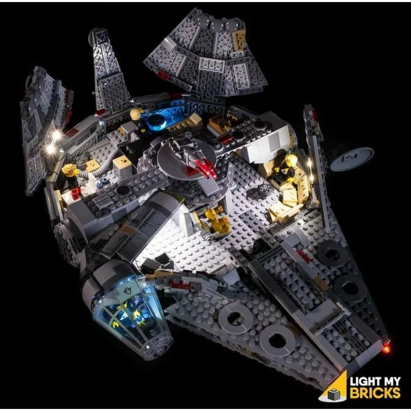 Light My Bricks - Verlichtingsset Geschikt Voor LEGO Star Wars Millennium Falcon 75257 8 Light My Bricks - Verlichtingsset Geschikt Voor LEGO Star Wars Millennium Falcon 75257 - Image 8
