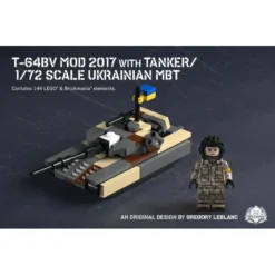 T-64BV Mod 2017 With Tanker – 1/72 Scale Ukrainian MBT