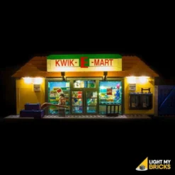 Light My Bricks - Verlichtingsset Geschikt Voor LEGO The Simpsons Kwik-E-Mart 71016 -Building Blocks Store the simpsons kwik e mart 3