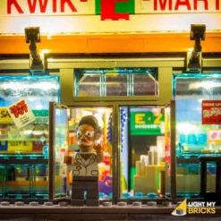 Light My Bricks - Verlichtingsset Geschikt Voor LEGO The Simpsons Kwik-E-Mart 71016 -Building Blocks Store the simpsons kwik e mart 4