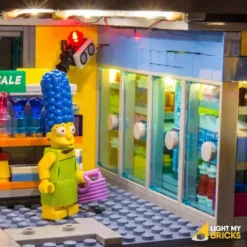 Light My Bricks - Verlichtingsset Geschikt Voor LEGO The Simpsons Kwik-E-Mart 71016 -Building Blocks Store the simpsons kwik e mart 5