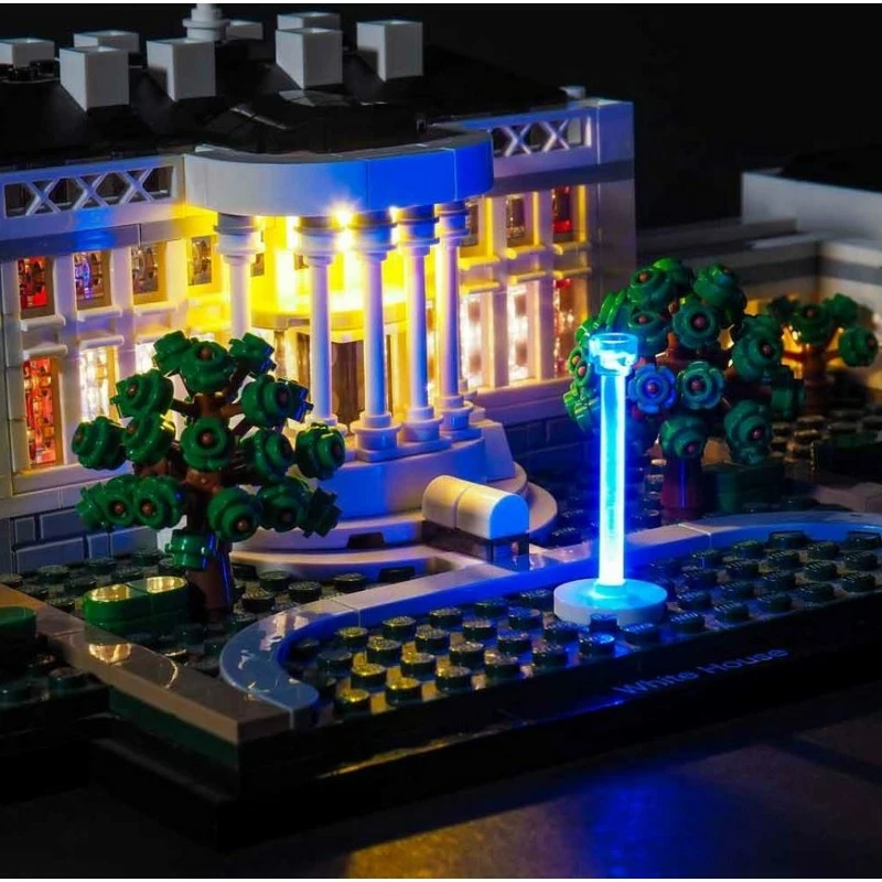 Light My Bricks - Verlichtingsset Geschikt Voor LEGO The White House 21054 3 Light My Bricks - Verlichtingsset Geschikt Voor LEGO The White House 21054 - Image 3