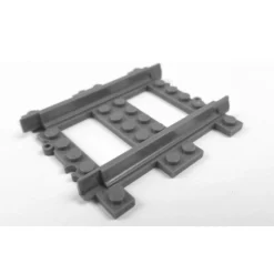 BrickTracks - Short Straight Rails Pack -Building Blocks Store track pack 6