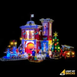 Light My Bricks - Verlichtingsset Geschikt Voor LEGO Winter Village Fire Station 10263