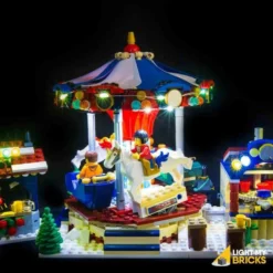 Light My Bricks - Verlichtingsset Geschikt Voor LEGO Winter Village Market 10235